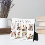Wir Liebe Sie, Nonna Plaque Fotoplatte<br><div class="desc">Gib diese personalisierte Foto-Plakette als wunderbares Geschenk!</div>