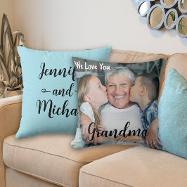 Wir Liebe Sie Oma Custom Foto Muttertag Kissen