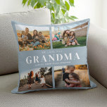 Wir Liebe Sie Oma Personalisiert 4 FotoCollage Kissen<br><div class="desc">Sagen wir,  wir haben Sie in dieser Urlaubssaison mit einem personalisierten Weihnachtsgeschenkkissen mit 4 Ihrer Lieblings-Fotos und Enkel-Namen und ...  Alle Texte in diesem Design können bearbeitet werden,  sodass Sie Ihre eigene Nachricht oder Ihren eigenen Text hinzufügen können. Erhältlich in verschiedenen Farben,  Stilen und Produkten.</div>