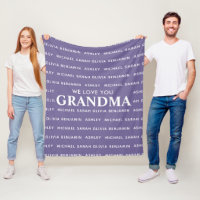 Wir Liebe Sie Oma Personalisiert Kids Namen