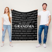 Wir Liebe Sie Oma Personalisiert Kids Namen