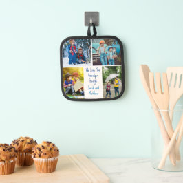 Wir Liebe Sie Opa Grandkids FotoCollage Topflappen