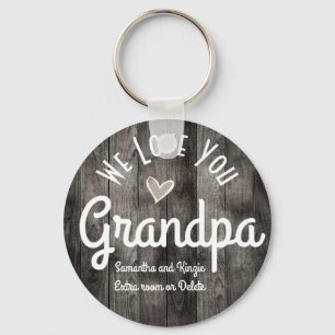 Wir Liebe Sie Opa-Individuelle Name Schlüsselanhänger