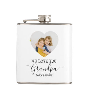 Wir Liebe Sie Opa Personalisierter Flasche Flachmann