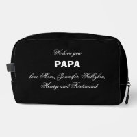 Wir Liebe Sie PAPA Kinder Namen elegant rustikal s