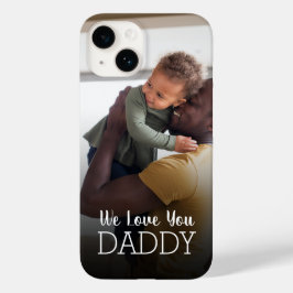 Wir Liebe Sie Papa Personalisiertes Foto des Vater Case-Mate iPhone Hülle