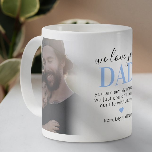 Wir Liebe Sie Vater 2 Foto Kaffee Tasse (Von Creator hochgeladen)