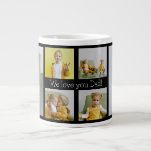 Wir Liebe Sie Vater 6 Foto Jumbo-Tasse