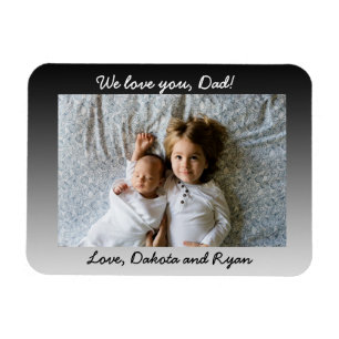 Wir Liebe Sie Vater, Foto Magnet