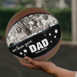 Wir Liebe Sie Vater Foto | Schwarz-Weiß-Stars Basketball