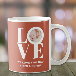 Wir Liebe Sie Vater Personalisiert Foto Vatertag Kaffeetasse