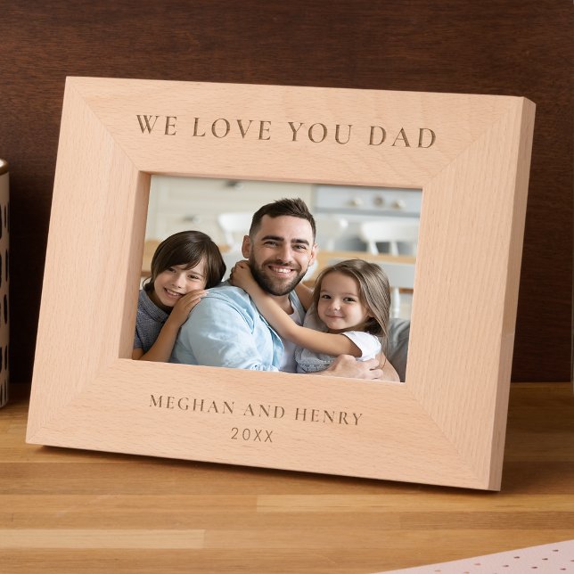 Wir Liebe Sie Vater Personalisierte Foto Frame Ges Geätzte Rahmen (Von Creator hochgeladen)