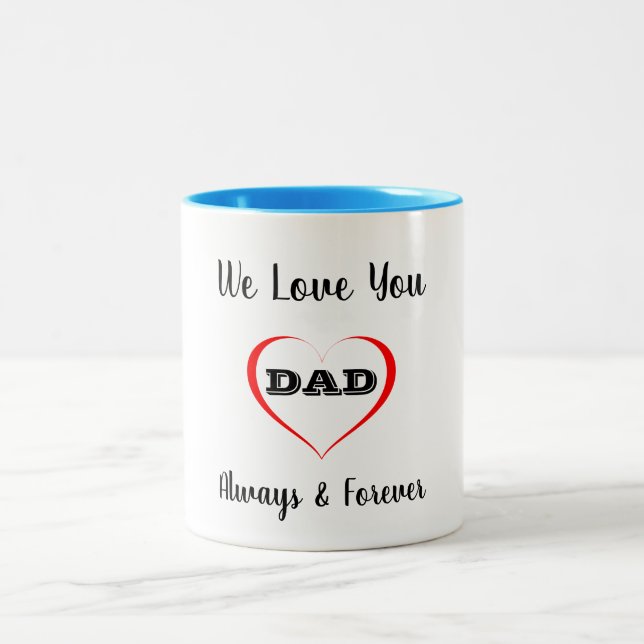 Wir Liebe Sie Vater Tasse (Mittel)