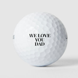 Wir Liebe Sie Vater Vatertag. Golfball