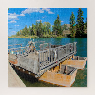 Wir Liebe Snake River Ferry Wyoming. Puzzle