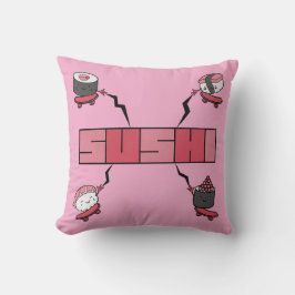Wir Liebe Sushi - Sushi Liebe - ASL ILY Obsession Kissen
