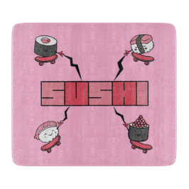 Wir Liebe Sushi - Sushi Liebe - ASL ILY Obsession Schneidebrett