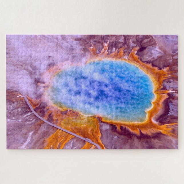 Wir Liebe Thermal Springs Wyoming. Puzzle (Horizontal)