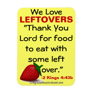 Wir Liebe übrig gebliebene Bibel-Zitat Magnet