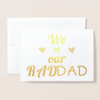 Wir Liebe Unser KRASSER VATER | Real Foil | Vatert