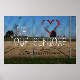Wir Liebe unser Senioren-Foto Poster
