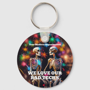 Wir Liebe Unsere Krassen Techs mit Skelettons Schl Schlüsselanhänger