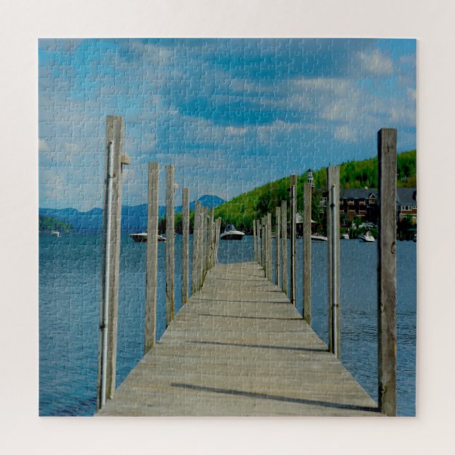 Wir Liebe Vinnipausake Lake New Hampshire Puzzle (Vertikal)