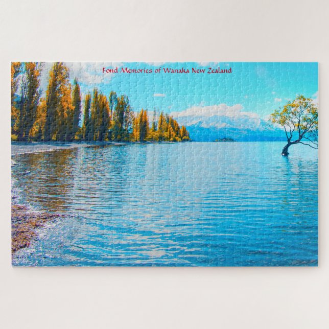 Wir Liebe Wanaka Neuseeland Jigsaw Puzzle (Horizontal)