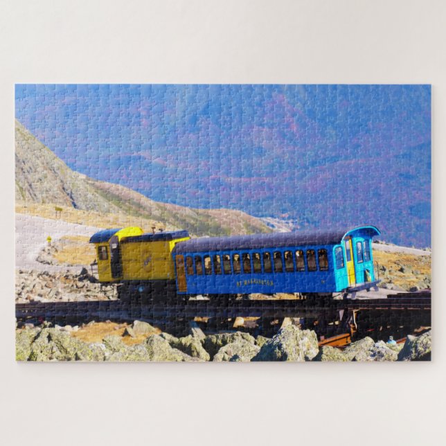 Wir Liebe Washington Mountain New Hampshire Puzzle (Horizontal)