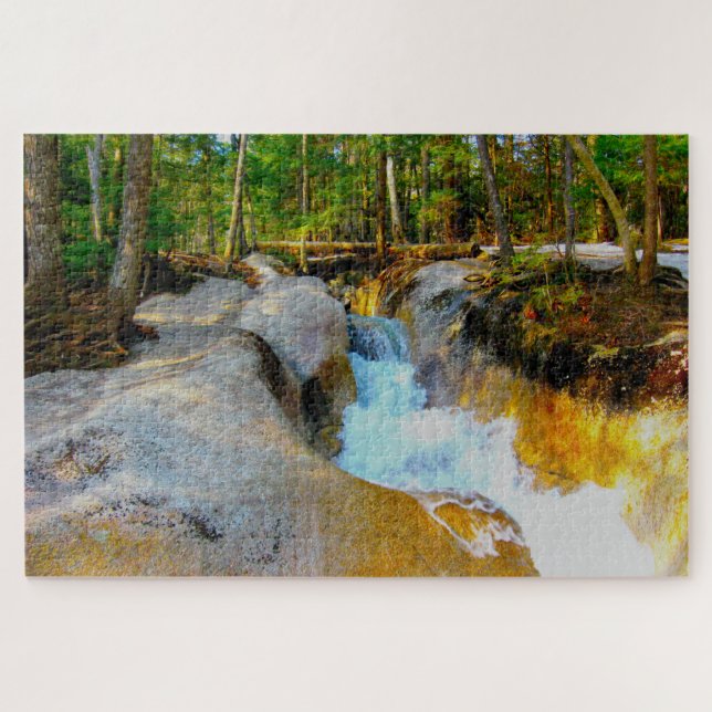 Wir Liebe Wasserschlucht New Hampshire Puzzle (Horizontal)