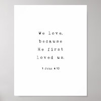 Wir Liebe, weil er uns zum ersten Mal Verse liebt 