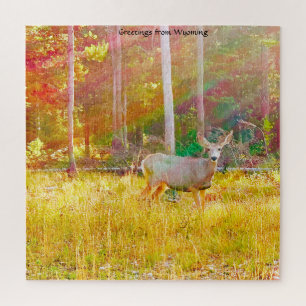 Wir Liebe Wyoming. Jigsaw Puzzle