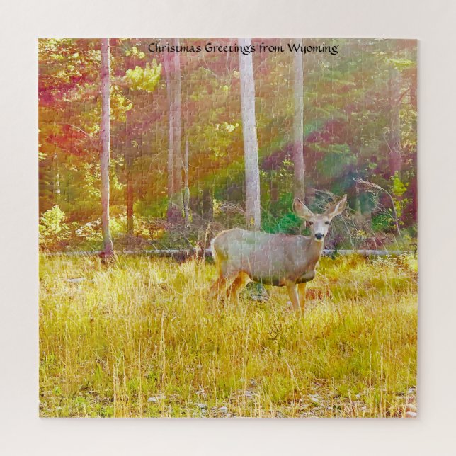 Wir Liebe Wyoming. Jigsaw Puzzle (Vertikal)