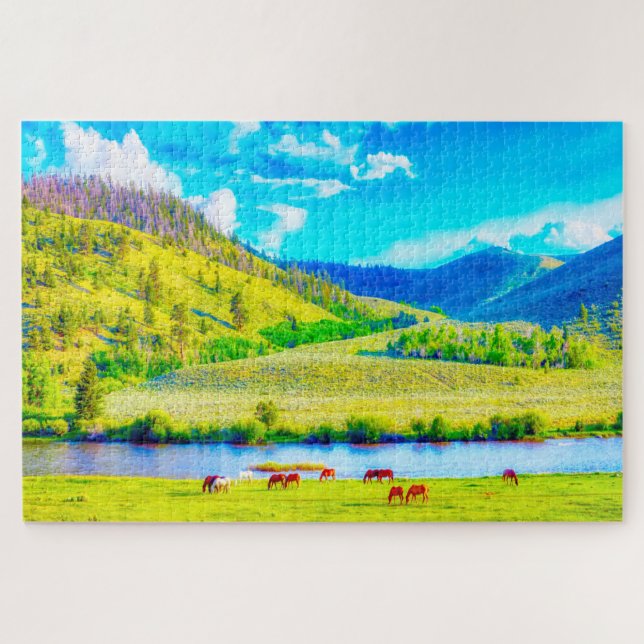 Wir Liebe Wyoming Puzzle (Horizontal)