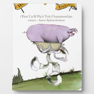 wir Liebe Yorkshire-up-kranke Rennen Fotoplatte