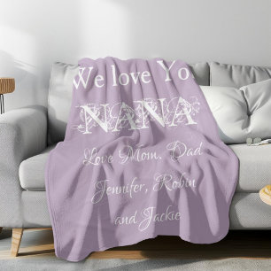 "Wir Liebe You Nana" Individuelle Namen Gorgeous M Fleecedecke