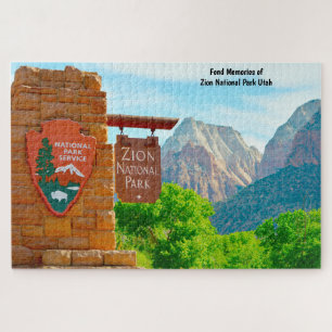 Wir Liebe Zion Nationalpark Utah Jigsaw Puzzle