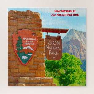 Wir Liebe Zion Nationalpark Utah Jigsaw Puzzle
