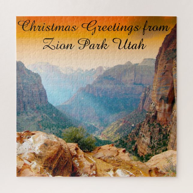 Wir Liebe Zion Park Utah Jigsaw Puzzle (Vertikal)