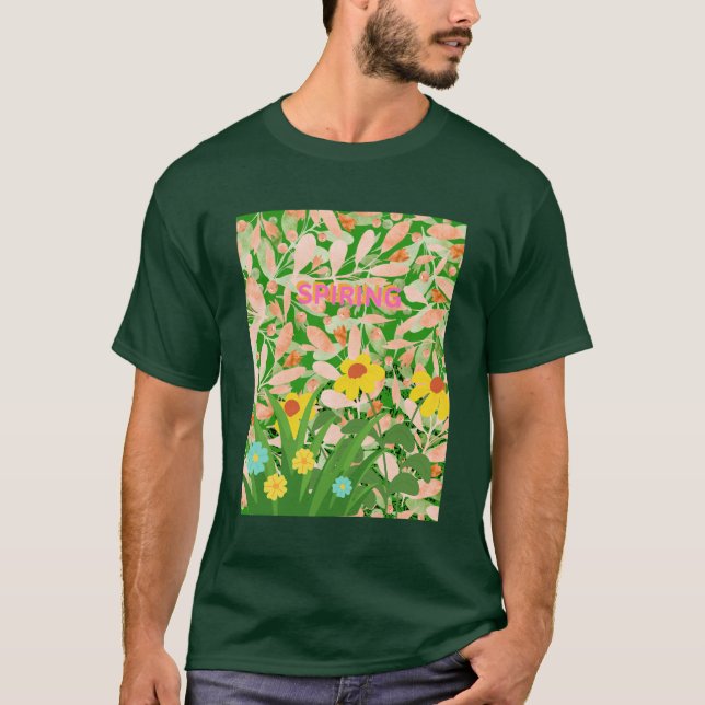 WIR LIEBEN ALLE GRÜN T-Shirt (Vorderseite)