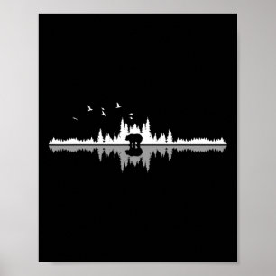 Wir Lieben Berge - Bär Wandern Camping Berge N Poster