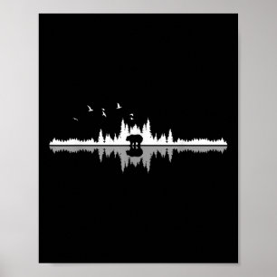 Wir Lieben Berge - Bär Wandern Camping Berge N Poster