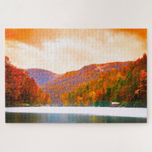 Wir lieben Cheat Lake West Virginia. Puzzle