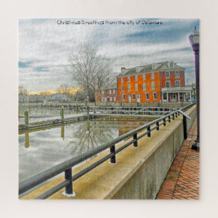 Wir lieben das Stadtpuzzle von Delaware Puzzle