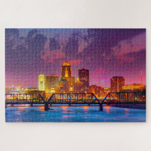 Wir lieben Des Moines Iowa. Puzzle