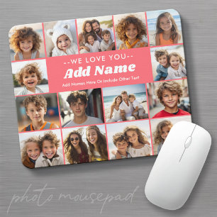 Wir lieben dich - Benutzerdefinierter Name - 15-Fo Mousepad
