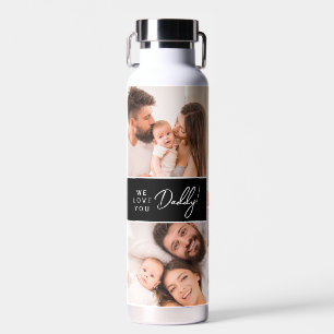 Wir lieben dich, Daddy - Individuelle Wasserflasch Trinkflasche