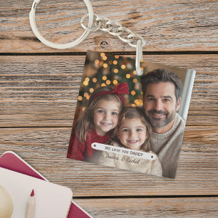 Wir lieben dich Daddy Vatertag Schlüsselanhänger