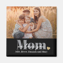Wir lieben dich Mama Foto-Geschenk