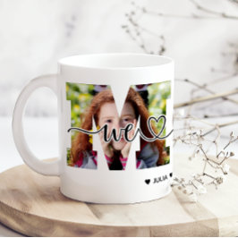 Wir lieben dich Mama Foto und Namen hinzufügen Kaffeetasse